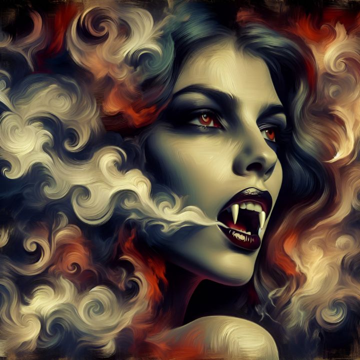 Smoke To Smoke - Wildly Wicked Artworks - Digital Art & Ai, Fantasy 