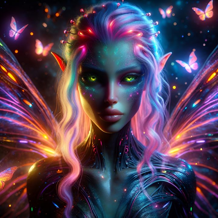 Fairy Gaze - Wildly Wicked Artworks - Digital Art & AI, Fantasy ...