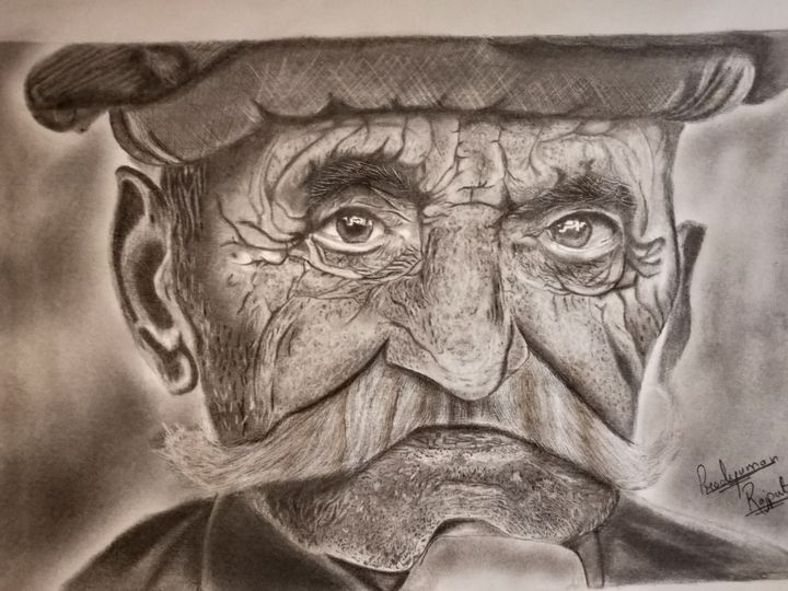 Old Age Woman Portrait by rishipalani on DeviantArt