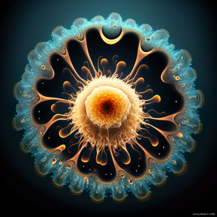 Mandelbrot Jellyfish 0002 - Randy Colby - Digital Art & AI, Animals ...