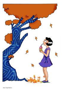 Girl with tree