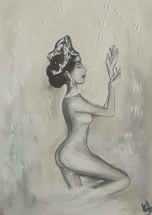 Pencil sketch - Indian Art Galaxy - Drawings & Illustration, People &  Figures, Female Form, Other Female Form - ArtPal