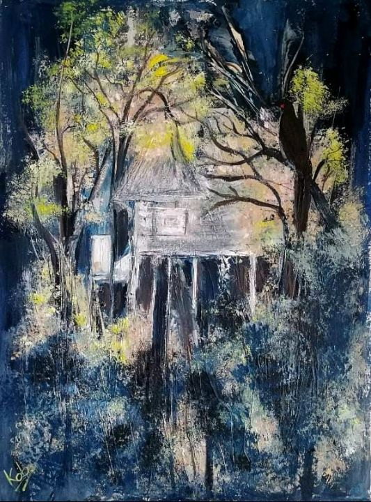 Forest B - Kob - Paintings & Prints, Landscapes & Nature, Forests ...