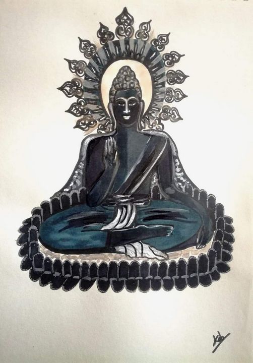 My drawing of Buddha