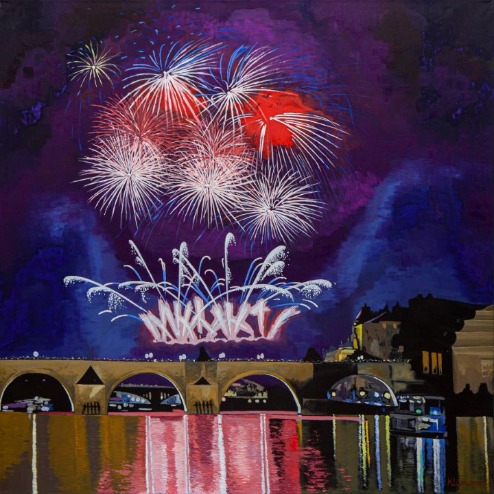 Fireworks. New Year. Prague - Ivan Klymenko