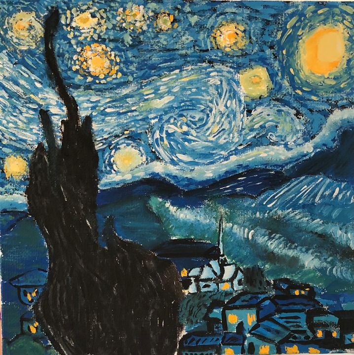 Starry night recreation - The London Artist - Paintings & Prints ...