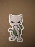 Mewtwo Legendary Psychic Type Pokémon Vinyl Sticker by James Art Ville