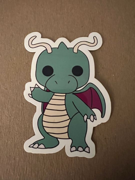 Shiny Dragonite Sticker - DumbCreations - Digital Art, Entertainment,  Television, Anime - ArtPal