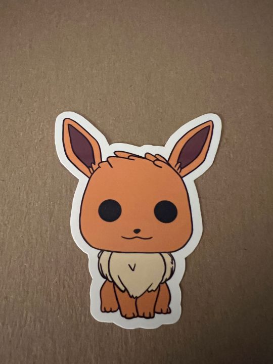 Pokemon Eevee Happy Sticker - Sticker Mania