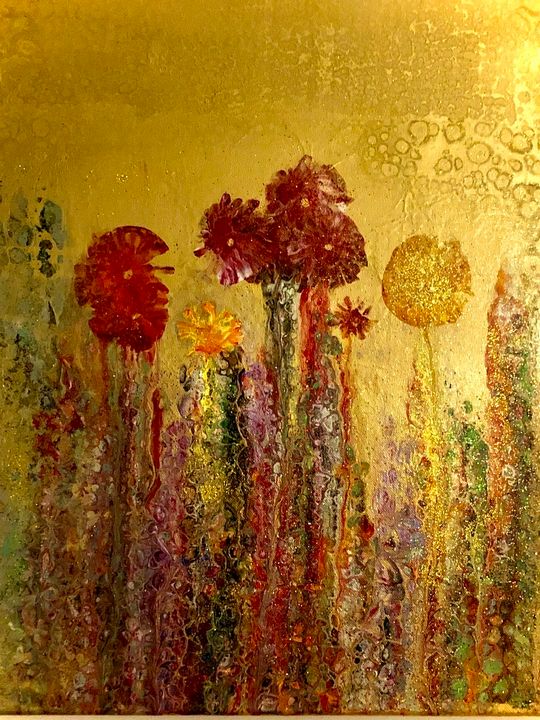 Golden Garden - Angela Tocila Art