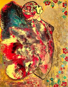Butterfly woman - Angela Tocila Art