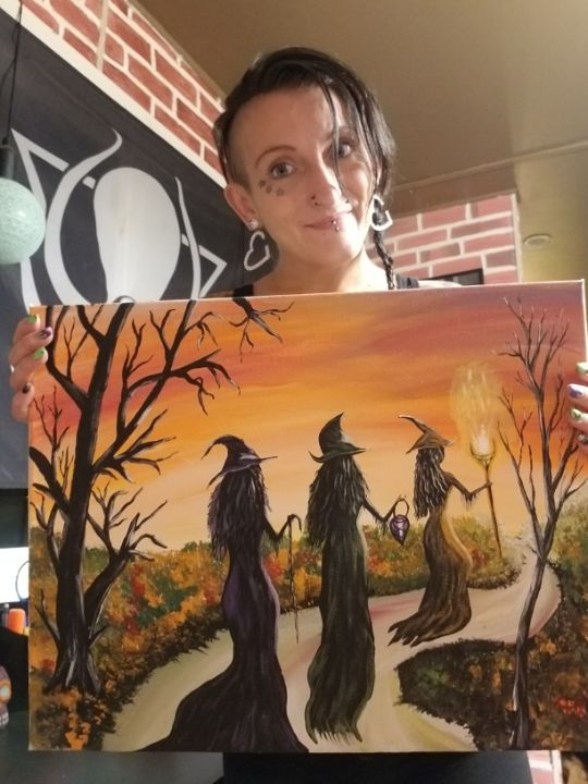 The witches SOLD - Amanda's Art Studio