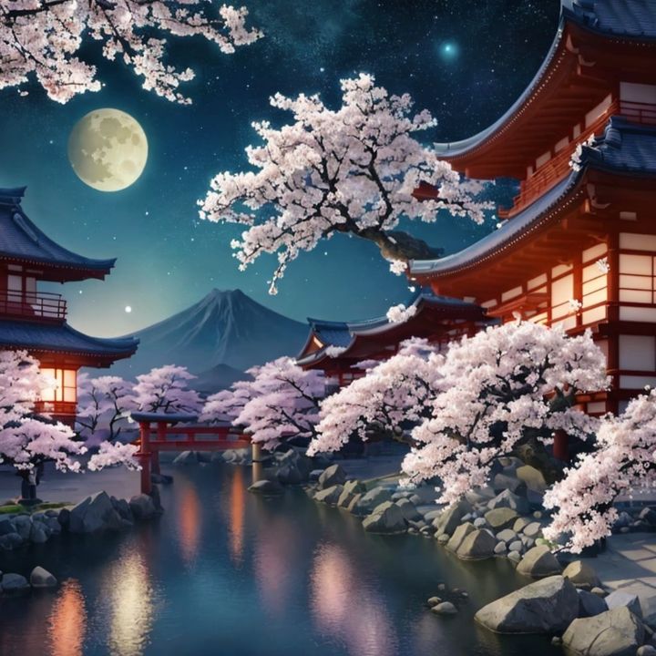 Japan, the land of the rising sun - Chudymen - Digital Art & AI
