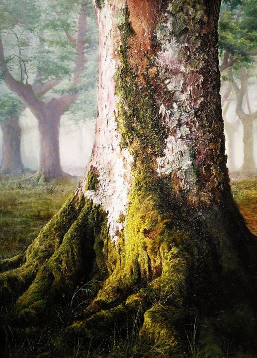 canvas paintings of trees