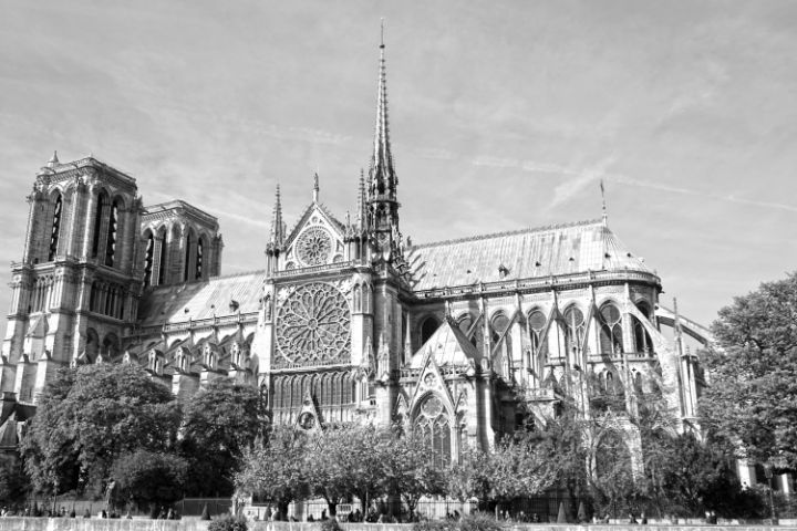 BW Notre-Dame - 360 Studios Fine Art - William Robert Stanek ...