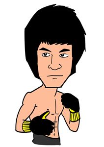 Bruce Lee caricatures