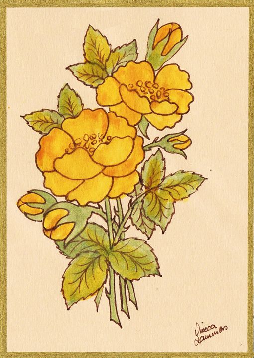 Flower Card - Viveca Lammers