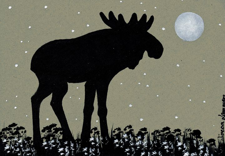 Moose Card - Viveca Lammers