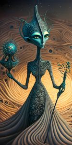 Ethereal Beauty, The Alien Female