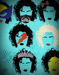 The Many Faces of Madonna - Just The Mix by James - Digital Art
