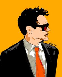 Tony stark digital painting