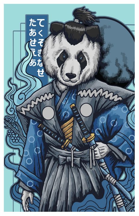 Samurai Panda - Rifkihaq Arts