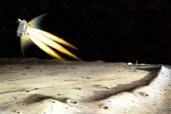 Moon landing - Roy Bentley