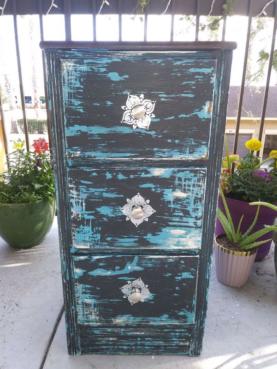Up Cycled Dresser - Bohemian Space