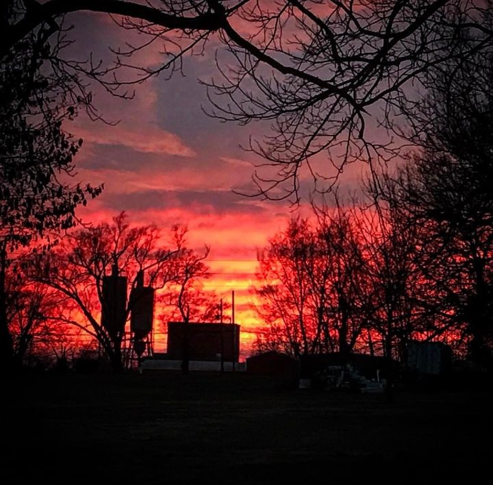 Small town sunset Beautiful Savage Photography Landscapes Nature Skyscapes Sunrise Sunset ArtPal