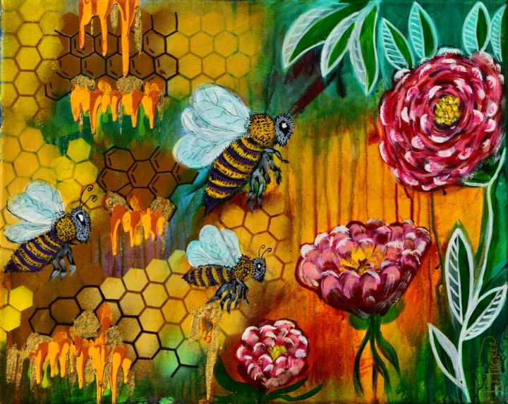 Worker Bees - Deco Studio Arts