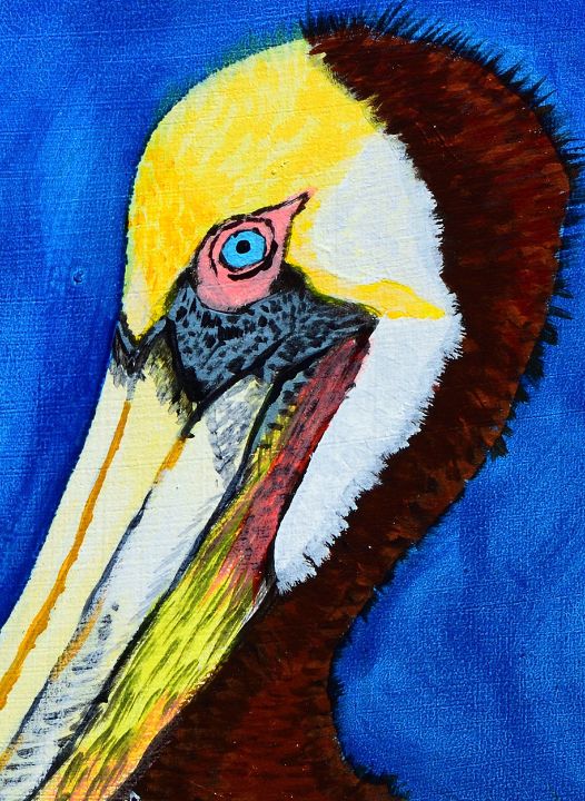 Pelican Portrait - Deco Studio Arts - Paintings & Prints, Landscapes ...