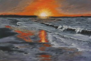Sunset Over The Ocean - Stuart Matthews