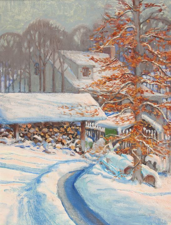 Winter Woodshed - Thomas H Wiebell, Cincinnati Icon