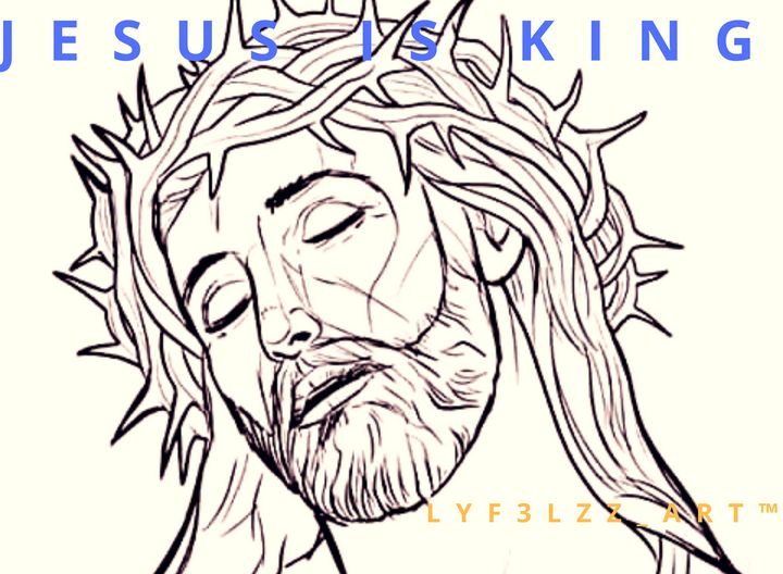 Jesus the King - Kingjesusshop - Paintings & Prints, Religion, Philosophy,  & Astrology, Christianity, Jesus - ArtPal
