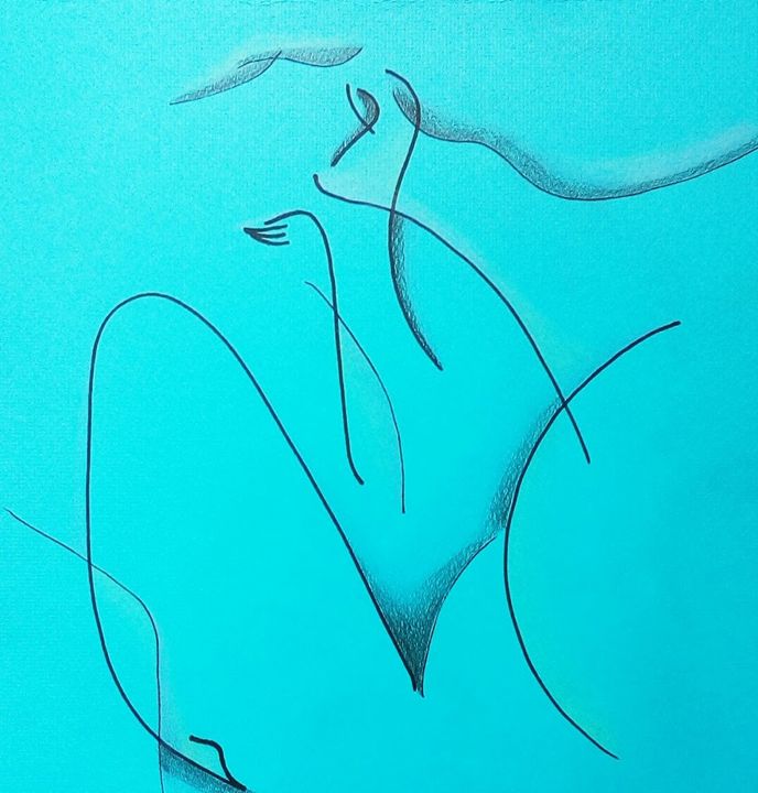 Untitled - Sarah Avi - Drawings & Illustration, Abstract, Figurative ...
