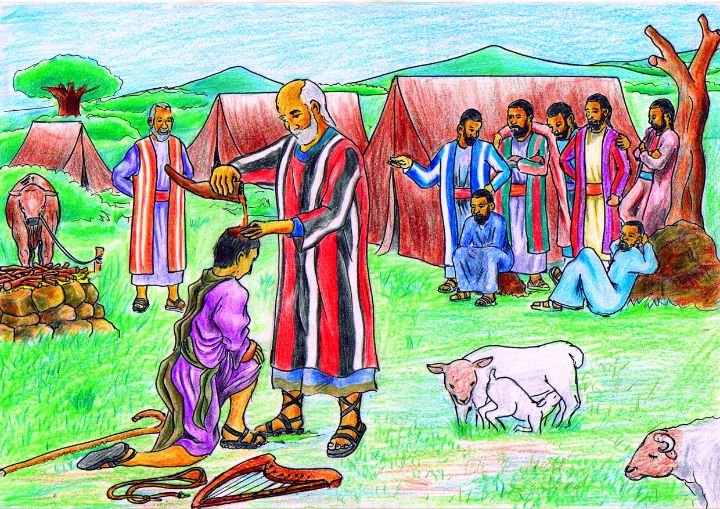 The Anointing of David - David The Shepherd