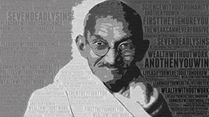 Gandhi Typography