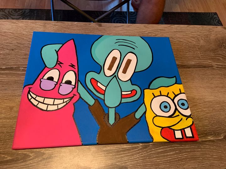 SpongeBob and friends - Mikurd’s Art Pieces - Paintings & Prints ...