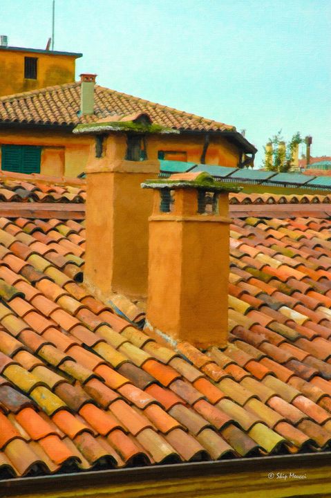 Tuscan Roofs - Skip's Photo Art Showcase