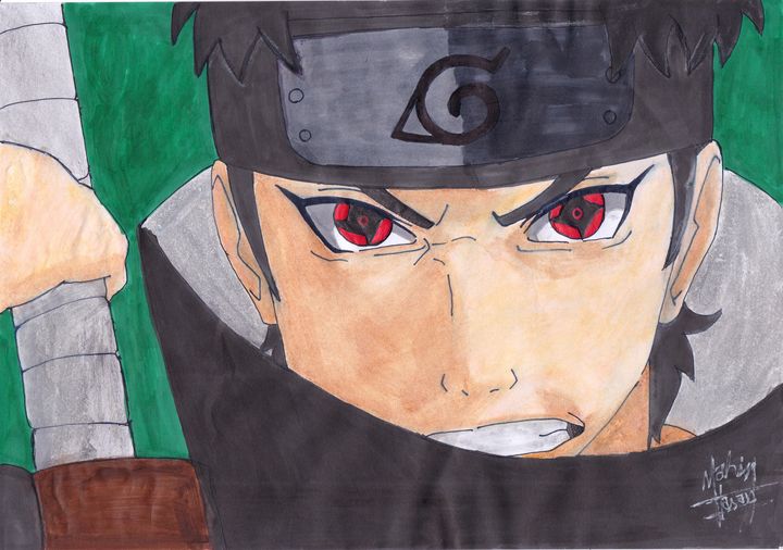 How to Draw Shisui Uchiha - Naruto