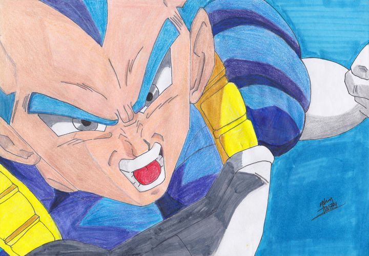 Made this Vegeta. Its how muscular and ripped vegeta should be in Dbz.  Leave you're thoughts pls ! | Fandom