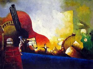 Abstract 909 - Yakir Zendo - Paintings & Prints, Abstract, Color