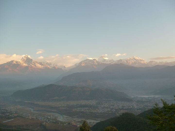 Sunrise at Sarangkot, Pohkara, Nepal - May