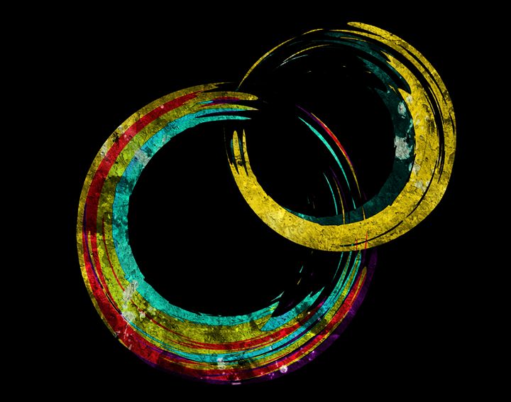 RINGS OF COLOR - 1 - The Art Store - Digital Art & AI, Abstract, Other ...