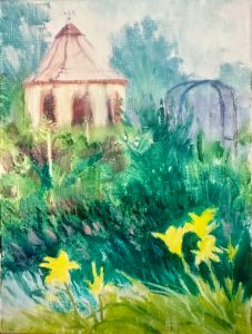 Enchanted Garden Gazebo - Creations by Nyanah - Paintings & Prints