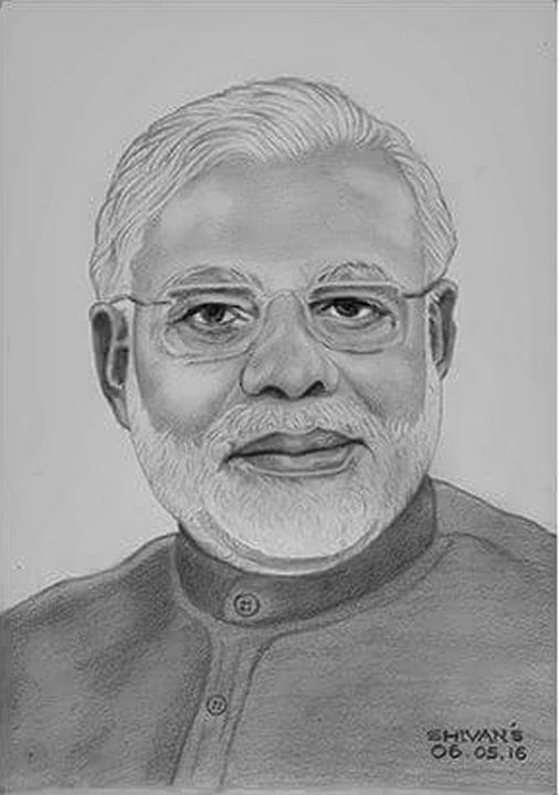 Narendra Modi | Cartoon Sketch - Simple | Narendra Modi | Cartoon Sketch -  Simple | By Bunty ArtistFacebook