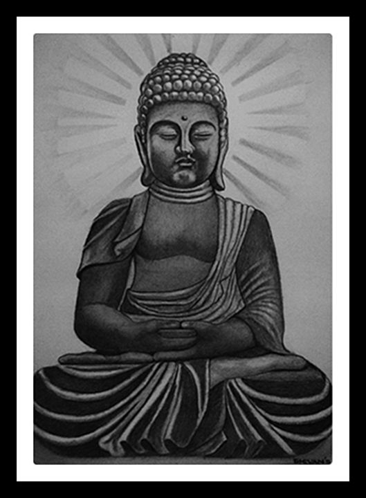 Mane Art Gallery Buddha B10 Charcoal Sketch Original Painting on Paper  Charcoal 18 inch x 12 inch Painting Price in India - Buy Mane Art Gallery  Buddha B10 Charcoal Sketch Original Painting