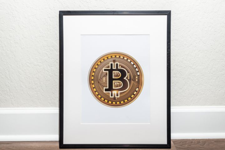 Bitcoin medallion - TheCryptoArtStore