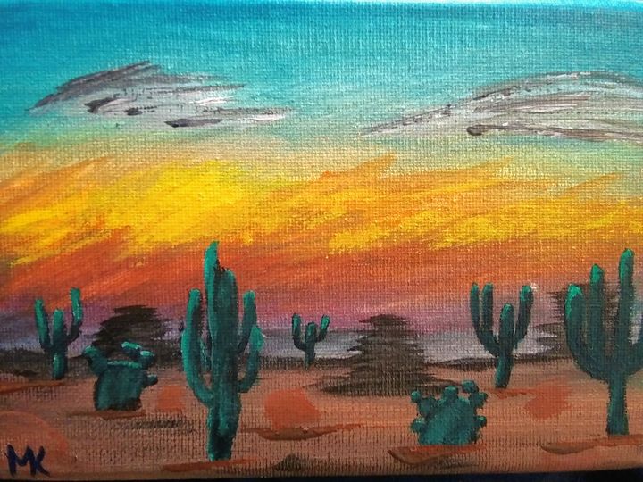 Sunset in a Desert - MalloryDK