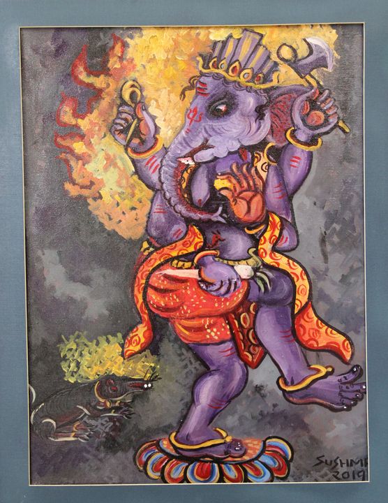 Dancing Ganesh - Artist Sushma Rajbhandari
